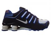 Tênis  Nike Shox NZ Preto e Azul MOD:10763