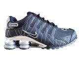 Tênis  Nike Shox NZ Preto e Cromado MOD:10783