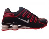 Tênis  Nike Shox NZ Preto e Vermelho MOD:10762